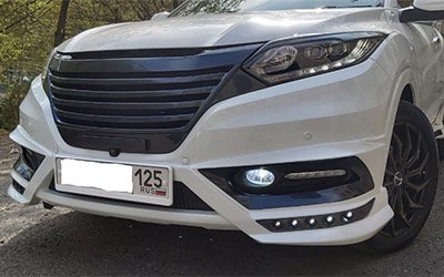 Передняя губа хонда везел