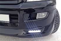 Подиумы в переднюю накладку Jaos для Toyota Prado 120 Ver. 2